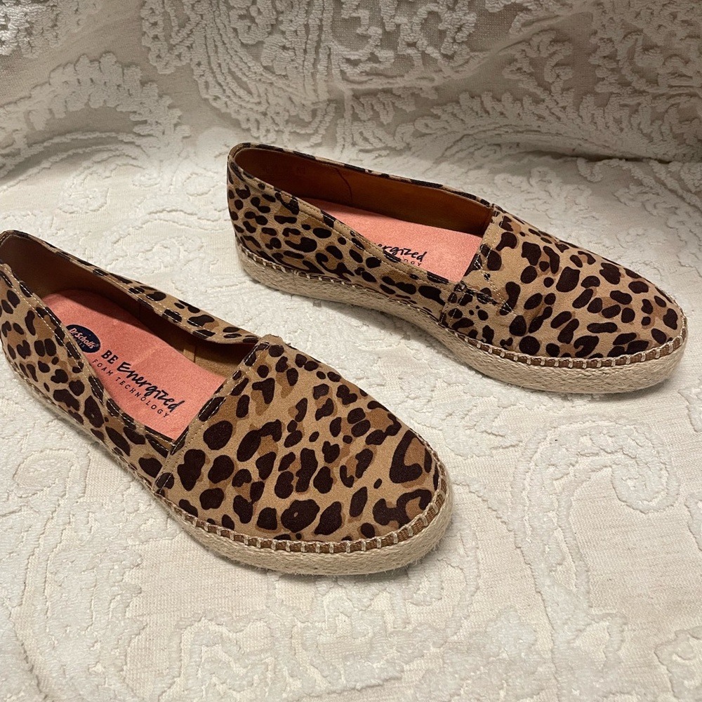 Dr Scholls shoes leopard print